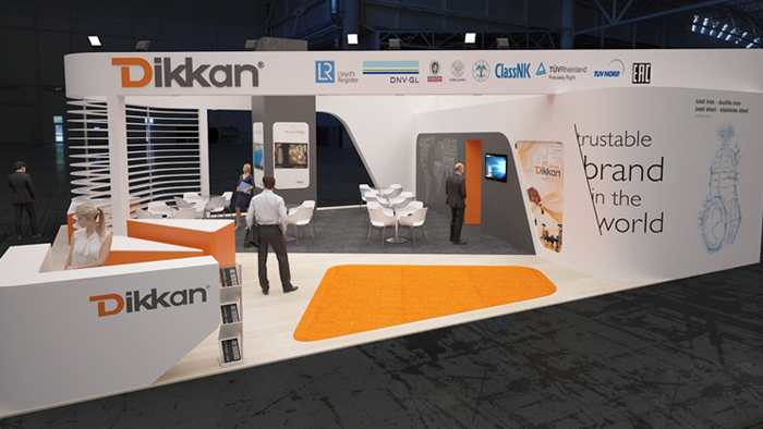 132㎡國外優秀展廳設計效果圖