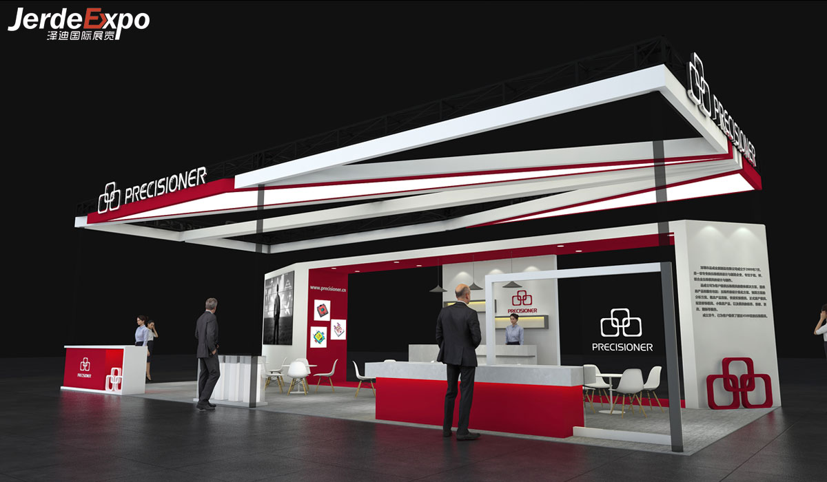 84㎡五金展臺設計效果圖