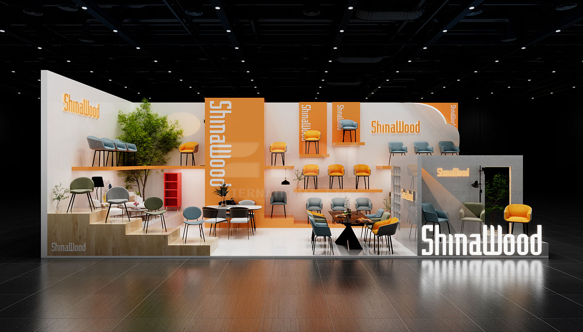 60㎡家具展會設(shè)計(jì)效果圖